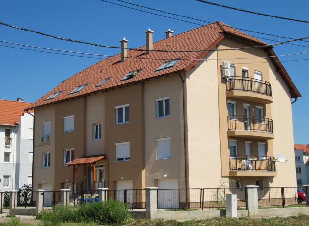 Debrecen Fészek lakópark, 9 lakásos társasház generálkivitelezése